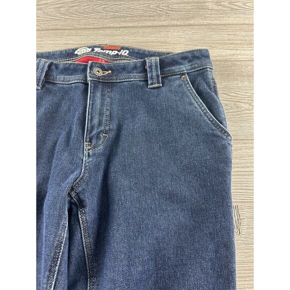 Dickies Warming Temp-IQ Men's Stretch Straight Blue Jeans Relaxed Women's size 6 - Picture 3 of 11